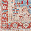 Maarheeze Traditional Burnt Orange Area Rug