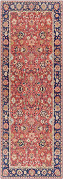 Maatsehei Traditional Bright Red Area Rug