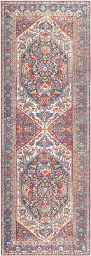 Made Traditional Rust Area Rug
