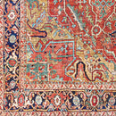 Maren Traditional Brick Red Area Rug