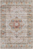 Meemortel Traditional Cream Area Rug