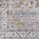 Meeren Traditional Taupe Area Rug