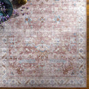 Meeren Traditional Pale Pink Area Rug