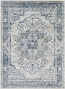 Milschot Traditional Navy Area Rug