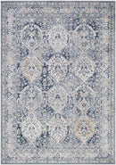 Moeren Traditional Dark Blue Area Rug
