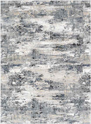 Muizenhol Modern Light Gray Area Rug