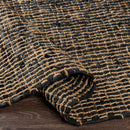 Putselaar Modern Black Area Rug
