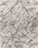 Leola Modern Light Gray Area Rug