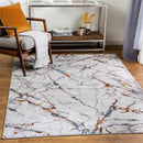Leola Modern Light Gray Area Rug