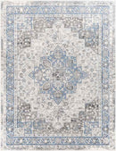 Leslie Traditional Blue Area Rug