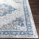 Leslie Traditional Blue Area Rug