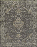 Trimpert Traditional Charcoal Area Rug