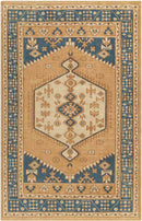 Veen Traditional Burnt Orange Area Rug