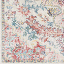 Gimel Traditional Bright Red Area Rug
