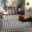 Belle Prairie Global Black Area Rug