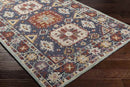 Zandwijk Traditional Brick Red Area Rug