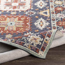 Zandwijk Traditional Brick Red Area Rug