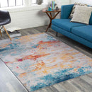 Zijp Modern Orange Area Rug