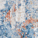 Zittard Modern Blue Area Rug