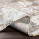 Raaieind Modern Bright Brown Area Rug