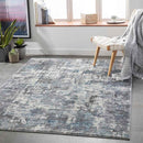 Rimpeld Modern Teal Area Rug