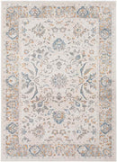 Scharn Traditional Cream Area Rug