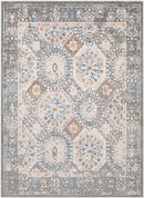 Scheide Traditional Grey Area Rug