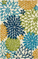 Schinnen Modern Blue Area Rug