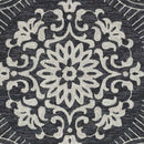 Sevenum Traditional Black Area Rug