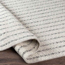See Modern Light Gray Area Rug