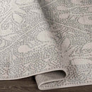 Vosberg Traditional Light Gray Area Rug