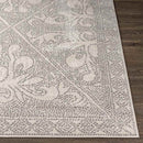 Vosberg Traditional Light Gray Area Rug