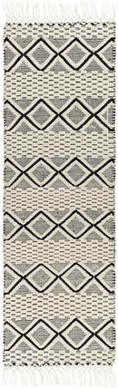 Worschach Global Black Area Rug