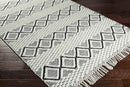 Worschach Global Black Area Rug