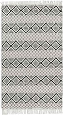 Worschach Global Black Area Rug