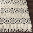 Worschach Global Black Area Rug