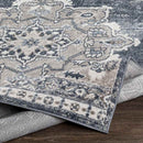 Barnflair Traditional Taupe Area Rug
