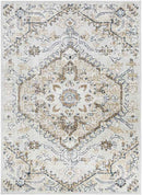 Baflo Traditional Tan Area Rug