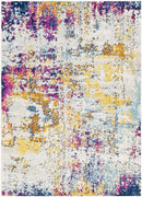 Leah Modern Medium Gray Area Rug