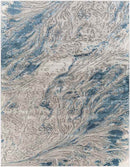Eenrum Modern Teal Area Rug