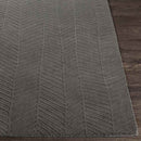 Hebrecht Modern Charcoal Area Rug