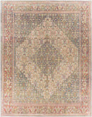 Kantens Traditional Burnt Orange Area Rug