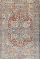 Klei Traditional Aqua Area Rug
