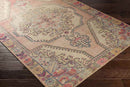 Kolham Traditional Bright Orange Area Rug