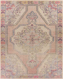 Kolham Traditional Bright Orange Area Rug
