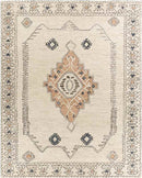 Krassum Traditional Cream Area Rug