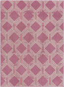 Leegkerk Modern Thulian Pink Area Rug