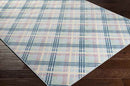 Leens Modern Blue Area Rug