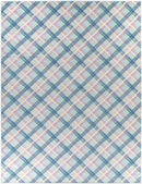 Leens Modern Blue Area Rug
