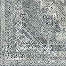 Lutjegast Traditional Silver Gray Area Rug